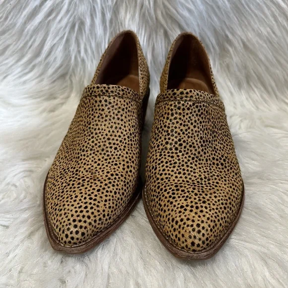 Madewell The Brady Lowcut Bootie in Spotted Calf Hair Size 6.5 - Picture 3 of 11